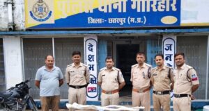 गौरिहार में हत्या के मामले में 3 आरोपी गिरफ्तार, डंडे-मोटरसाइकिल और मोबाइल बरामद